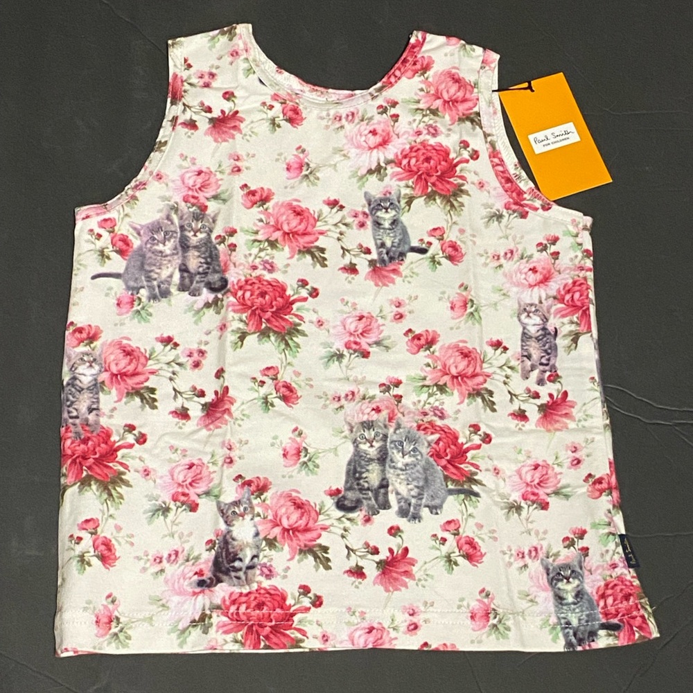 Paul Smith Kitten Pink Floral Print Dress